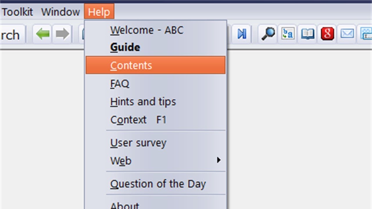 Help→Contents Option in Supermemo - YouTube