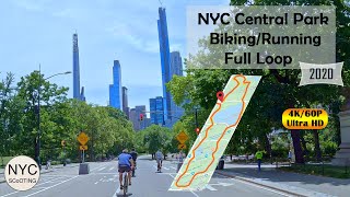 New York Central Park Biking Path Beautiful Full Loop For Cycling And Running 2020