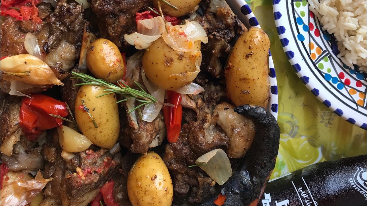 بورديم اللحم الليبي المنزلي في الكسكاس المكمور الليبي البورديم الليبي