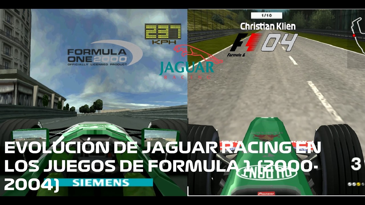 Jaguar Racing en Juegos de F1 (2000-2004) #JaguarRacing #F1 #formula1 #jaguar