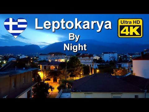 Leptokarya, Greece - part 3. -  Leptokarya by night