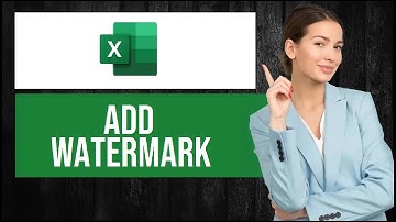 How to Add Watermark in Excel | Insert Background Text