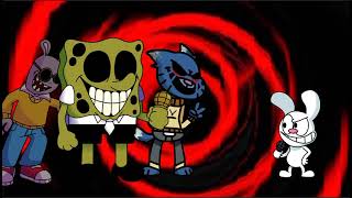 Dt Avi Trio - Nightmare In Elmore, Bikini Bottom, And Elwood Nickelodeon Cn & Pbs Kids Squiggle