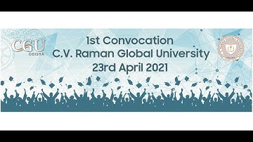 The first Convocation of CGU