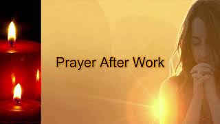 Information Prayer After Work Guide