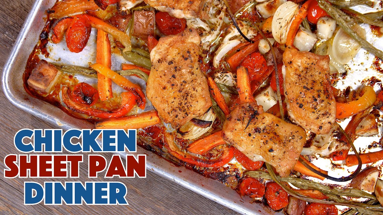 Chicken Sheet Pan Recipe - Glen And Friends Cooking