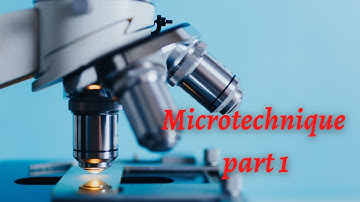 Microtechnique And Microscopy Part 1 | Histology