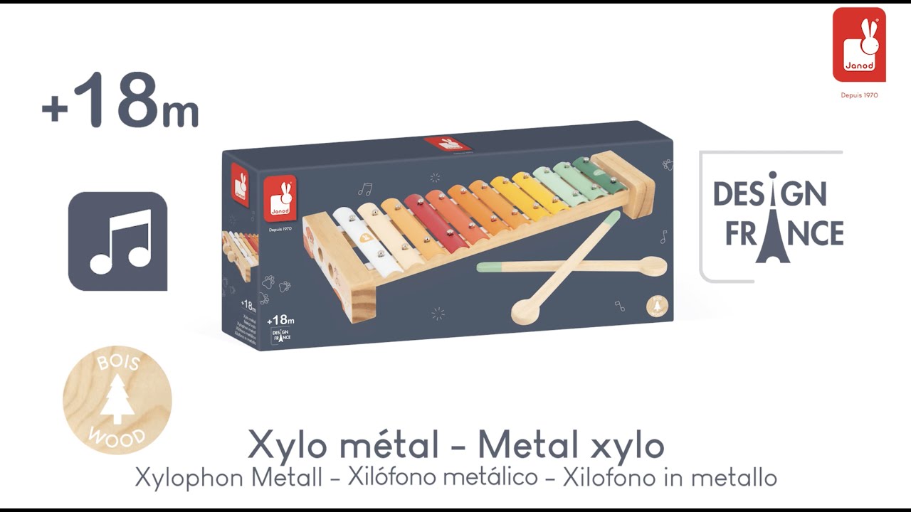 Xylophone bois et métal jouet enfant musique