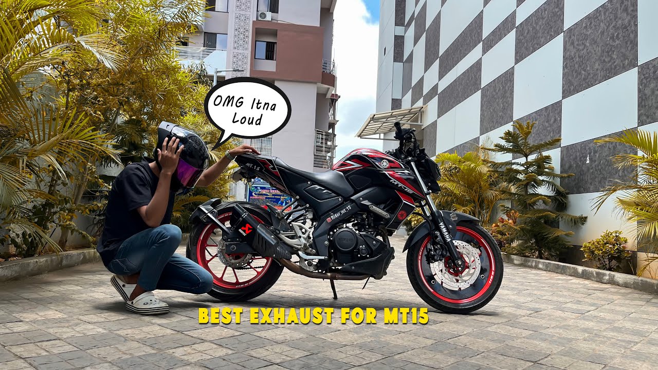 Best Exhaust For MT15 || Carbon Fibre Exhaust || Pure Sound || 