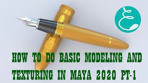 pen modeling and texturing in Maya 2020 || part-1