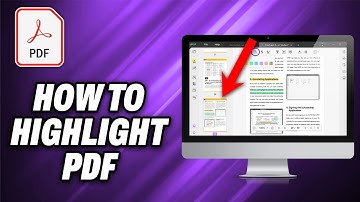 How To Highlight PDF on PC
