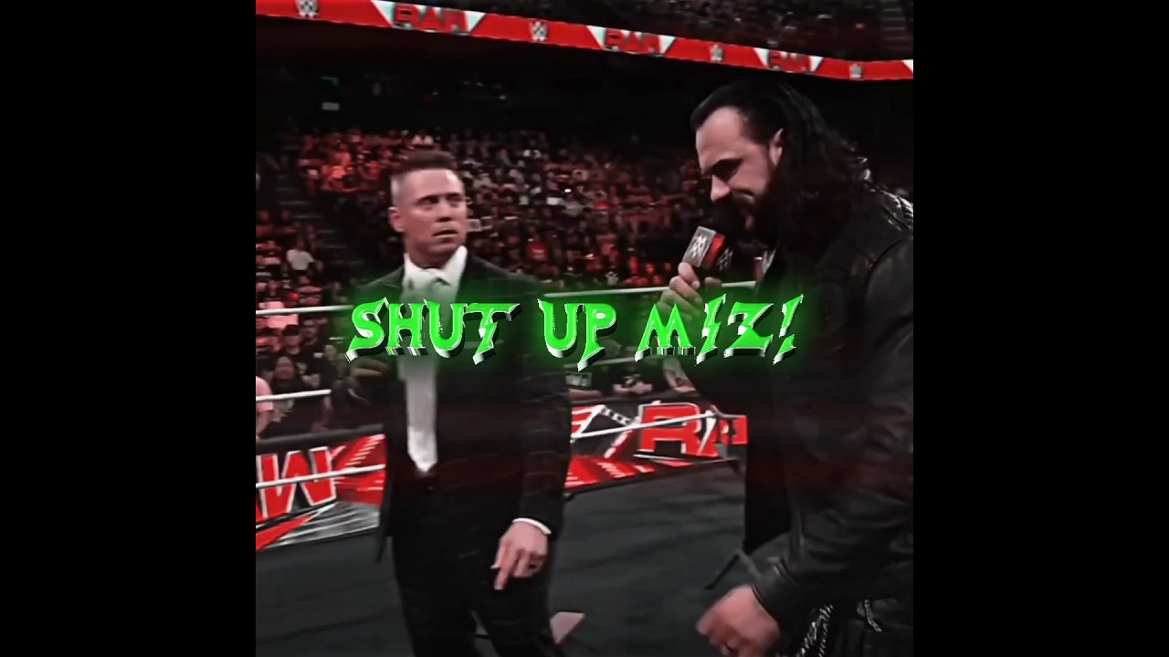 "SHUT UP MIZZ!"-Drew McIntyre🗿Burns Here X Attention(Slowed) Edit || Beast X Cena ||