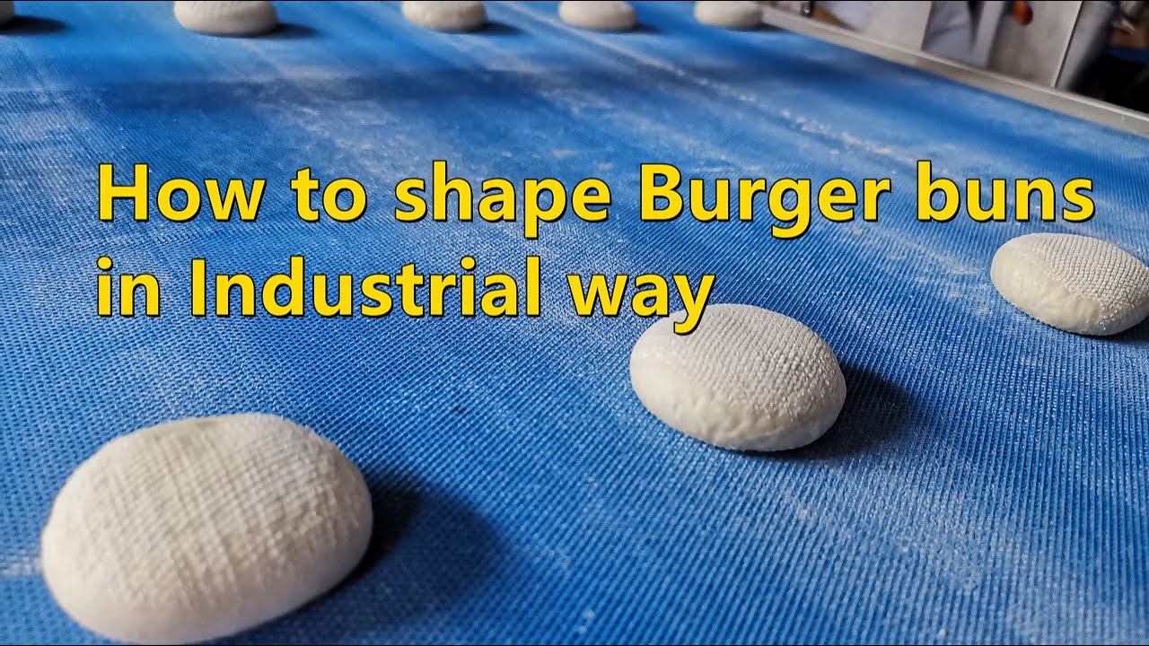 How to Shape Burger buns in an Industrial Way (EASY!) YouTube