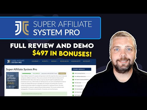 Super Affiliate System Pro [Video] by Dr Don Yates Sr PhD