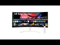 Review LG 34SR60QC-W 34 Inch UltraWide Curved Smart Monitor with webOS