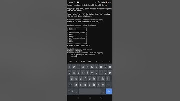 Cara membuat database dan tabel menggunakan aplikasi termux diandroid