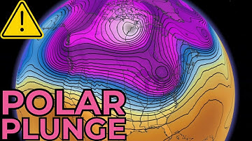 De poolwervel valt letterlijk uiteen.