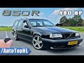 VOLVO 850 R 480HP REVIEW on AUTOBAHN [NO SPEED LIMIT] by AutoTopNL