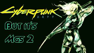 Can you beat Cyberpunk 2077 as Raiden from Mgs2 moded