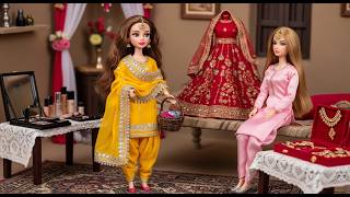Gaon Ki Parlor Wali - Miniature Doll Did Makeup Of Her Friend For Wedding- Miniature Village