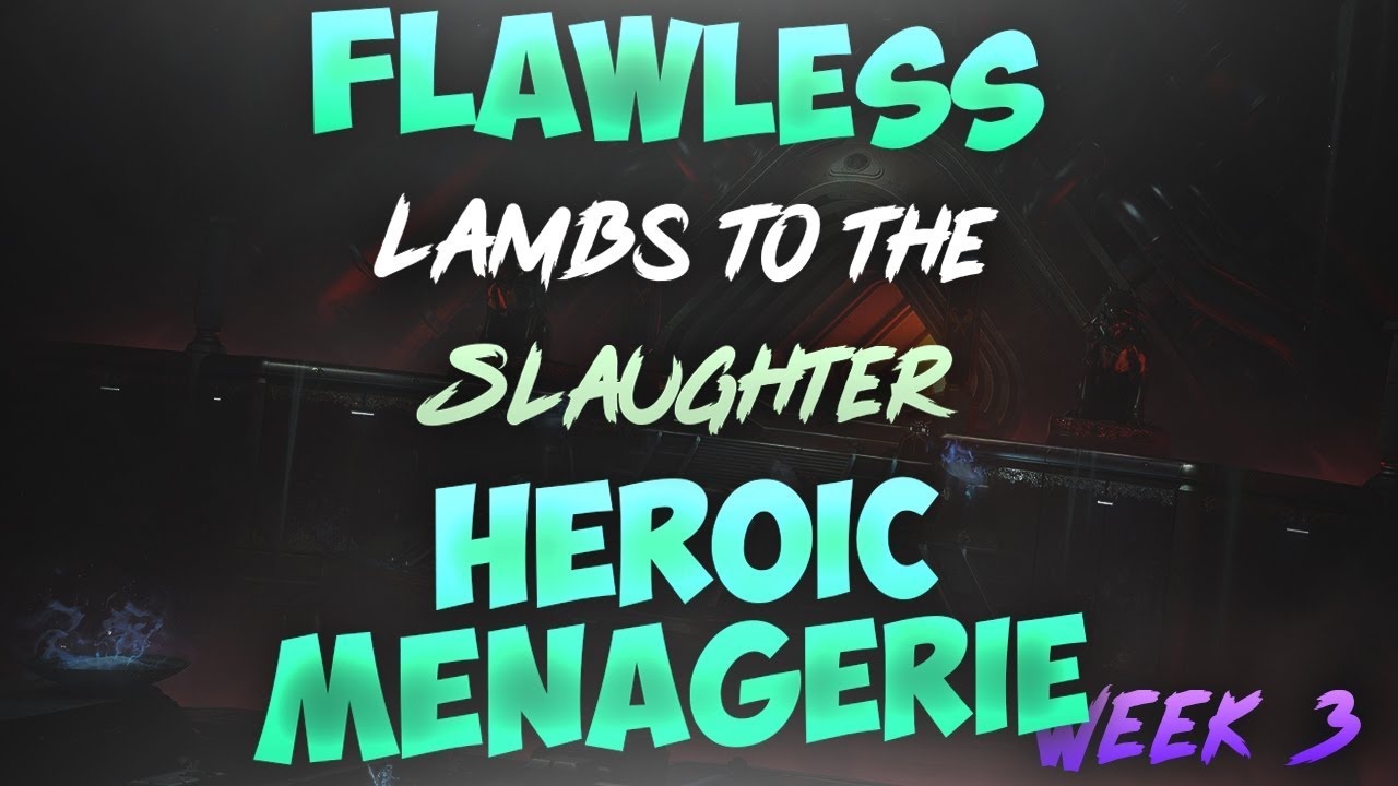 How To Lambs to the Slaughter Heroic Menagerie Triumph Destiny 2