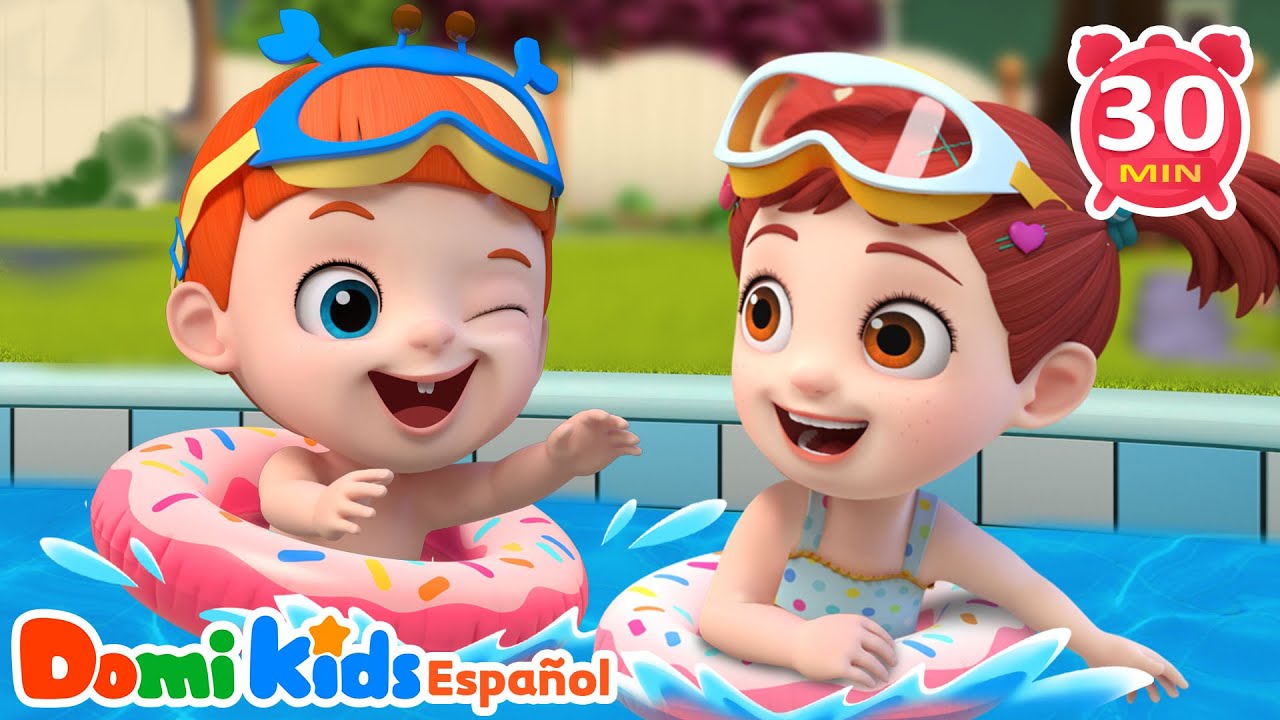 🏊 Canción de Nadar | Aprende Jugando con Domi Kids | Canciones Infantiles | LEFUN Kids TV