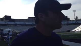 Washington OC Jonathan Smith Post Scrimmage