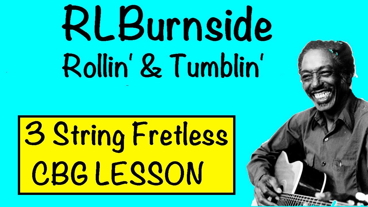 Урок по игре на 3-струнной безладовой гитаре CBG с перекатыванием и кувырканьем #xcbglesson #ciga...
