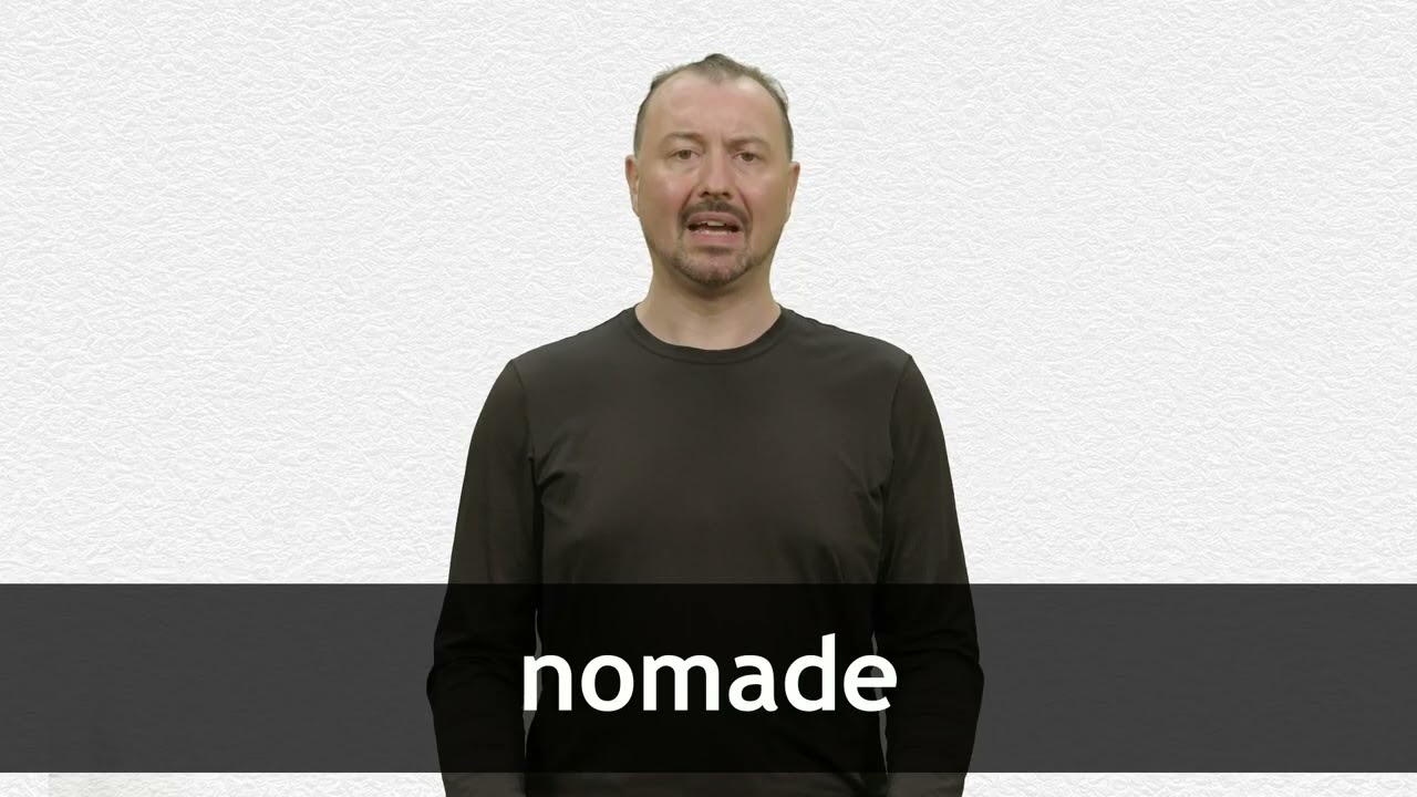 How to pronounce NOMADE in French