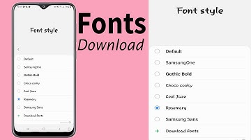 Samsung Font Style: How To Download Font Style in Samsung A20/A30/A40/A50/A70/A71 @HelpingMind