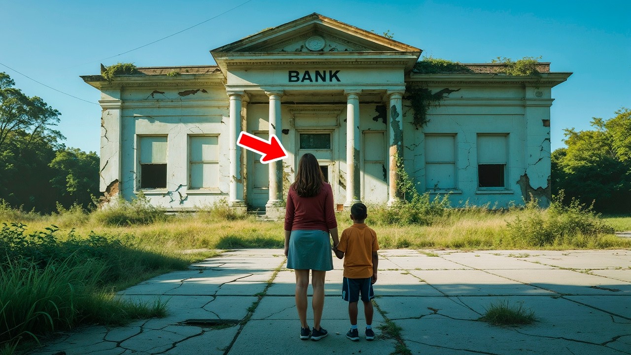 Madre Soltera Compró Un Banco Abandonado Por $500, ¡Y Lo Que Hallaron En La Bóveda Cambió Sus Vidas!
