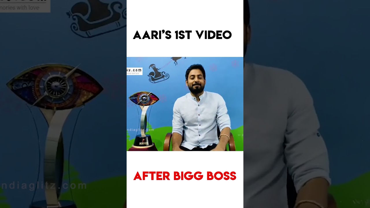 Aari's 1st video after bigg boss 