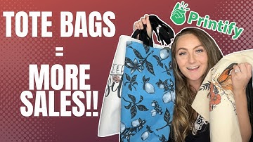Printify Quality Review AOP Tote Bag VS Canvas Tote (FULL TUTORIAL & PRICING RECOMMENDATIONS)