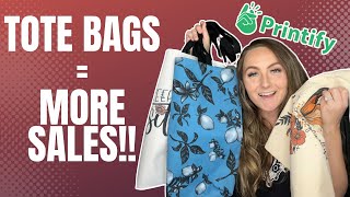 Printify Quality Review AOP Tote Bag VS Canvas Tote (FULL TUTORIAL & PRICING RECOMMENDATIONS)