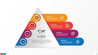 How To Design a Simple and Easy Pyramid Infographic For Beginners in Microsoft Office PowerPoint