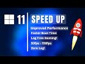 Speed up windows 11 2024  how to make windows 11 faster  optimize windows 11 for gaming