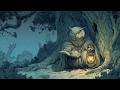 [Celtic Music] Peaceful Night for Sleep — The Owl Scribe Reading Ancient Scrolls by Lantern Light