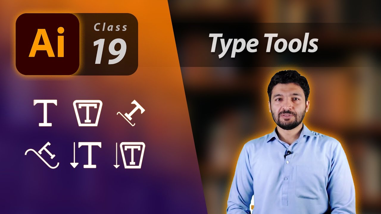 Type Tool Adobe Illustrator cc 2022 Urdu Hindi SMK Grafix - YouTube