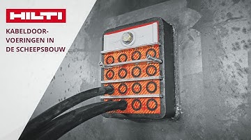 💻 Kabeldoorvoeringen in de Offshore 🚢 | Hilti Nederland