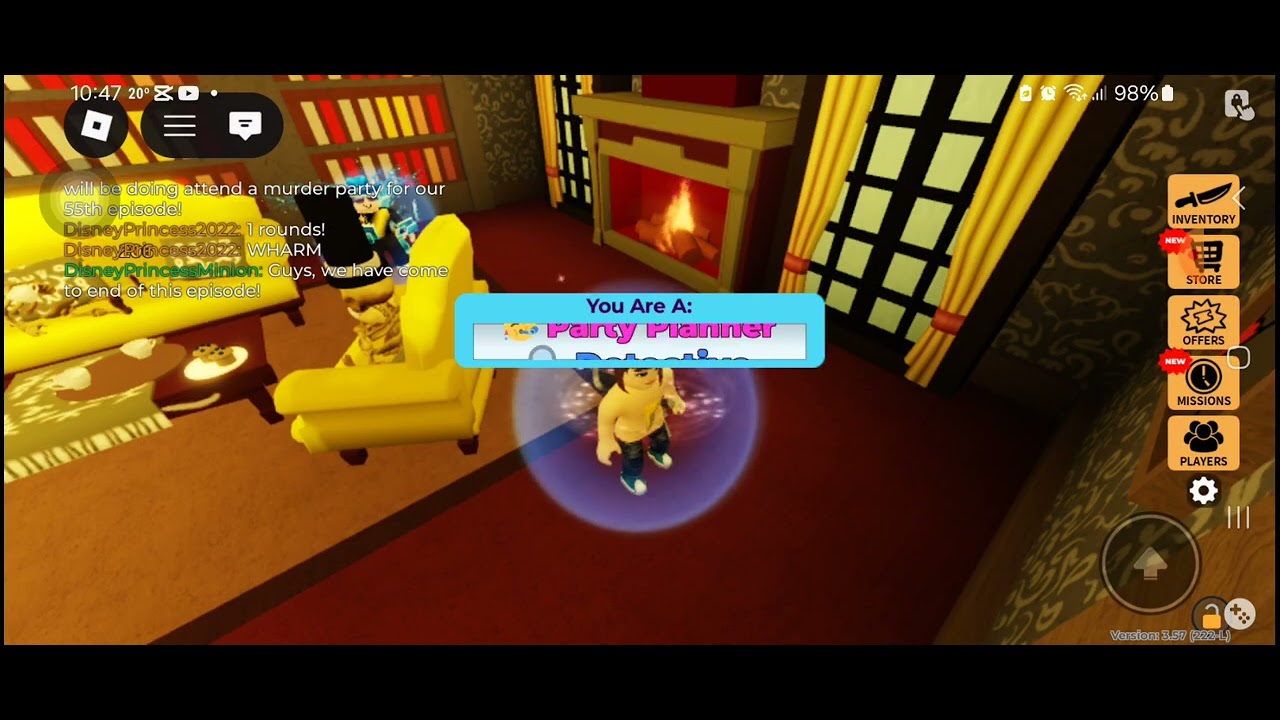 Disney Princess in ROBLOX! Episode 55 | Cheese and Black sttend a Murder Party