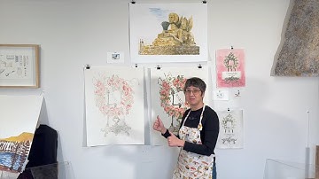 Watercolor Monotypes with Kathy Aoki
