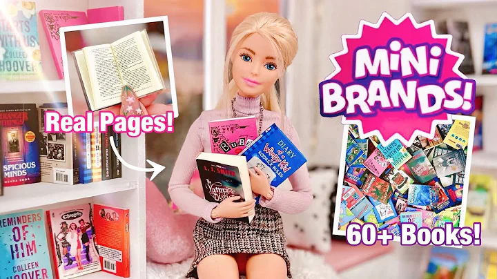 ZURU 5 Surprise Mini Brands BOOKS! Are They Barbie Doll Size? 21 Capsule Unboxing