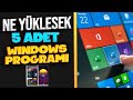 Ne Yüklesek? Windows 11&#39;de Kullandığım 5 Program (Hareketli Masaüstü - Instagram Filtresi)