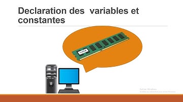 programmation---9--- Algorithme- Declaration des variables et constantes