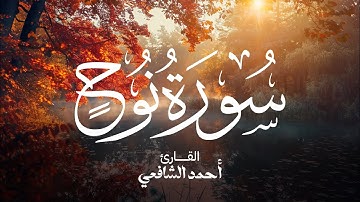 Surah Nūḥ - Ahmed Alshafey | سورة نوح القارئ أحمد الشافعي