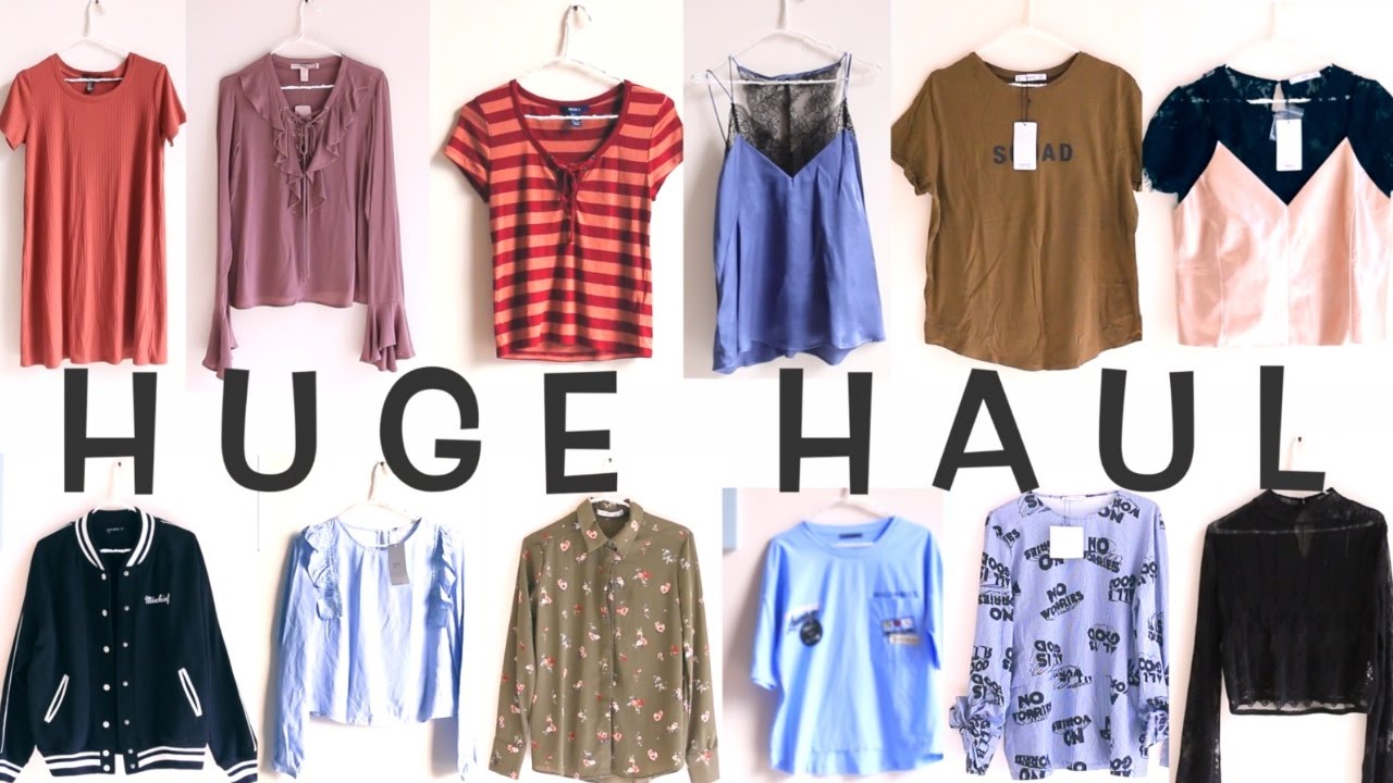 HUGE HAUL - Forever21,Bershka,Zara,Mango | MAITHASTYLE - YouTube