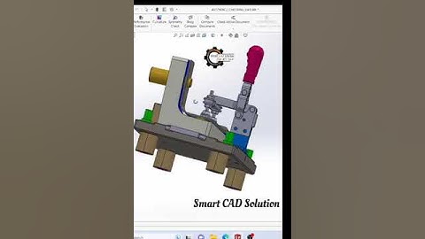 Fixture Design in Solidworks// Fixture Assembly #solidworks #design #shorts #3ddesign