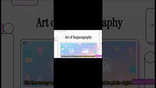 Steganography: The art of hiding information inside another file