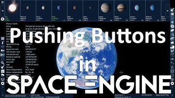 Discovering stuff in the SOL SYSTEM Space Engine.