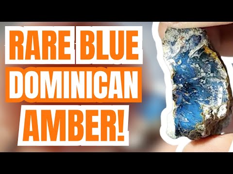 Raw Blue Dominican Amber!!